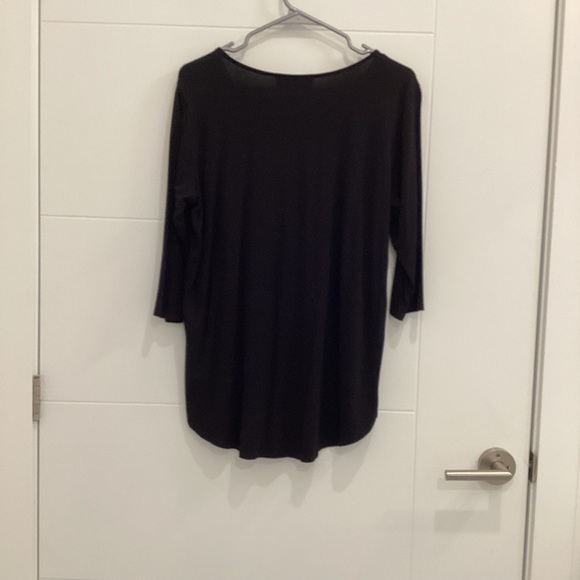 Ladies black Retroluxe x large top - Picture 2 of 3